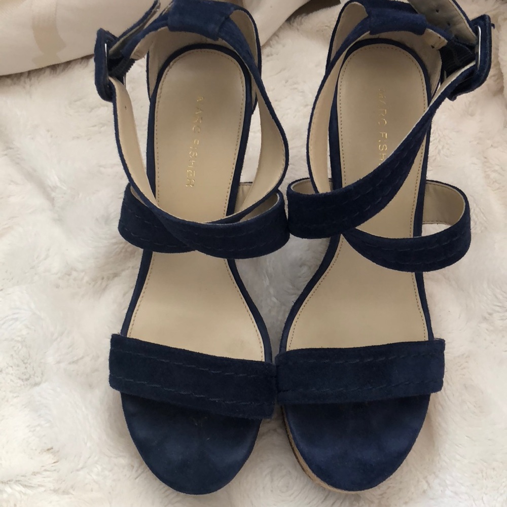 Marc Fisher Suede Wedge Heels